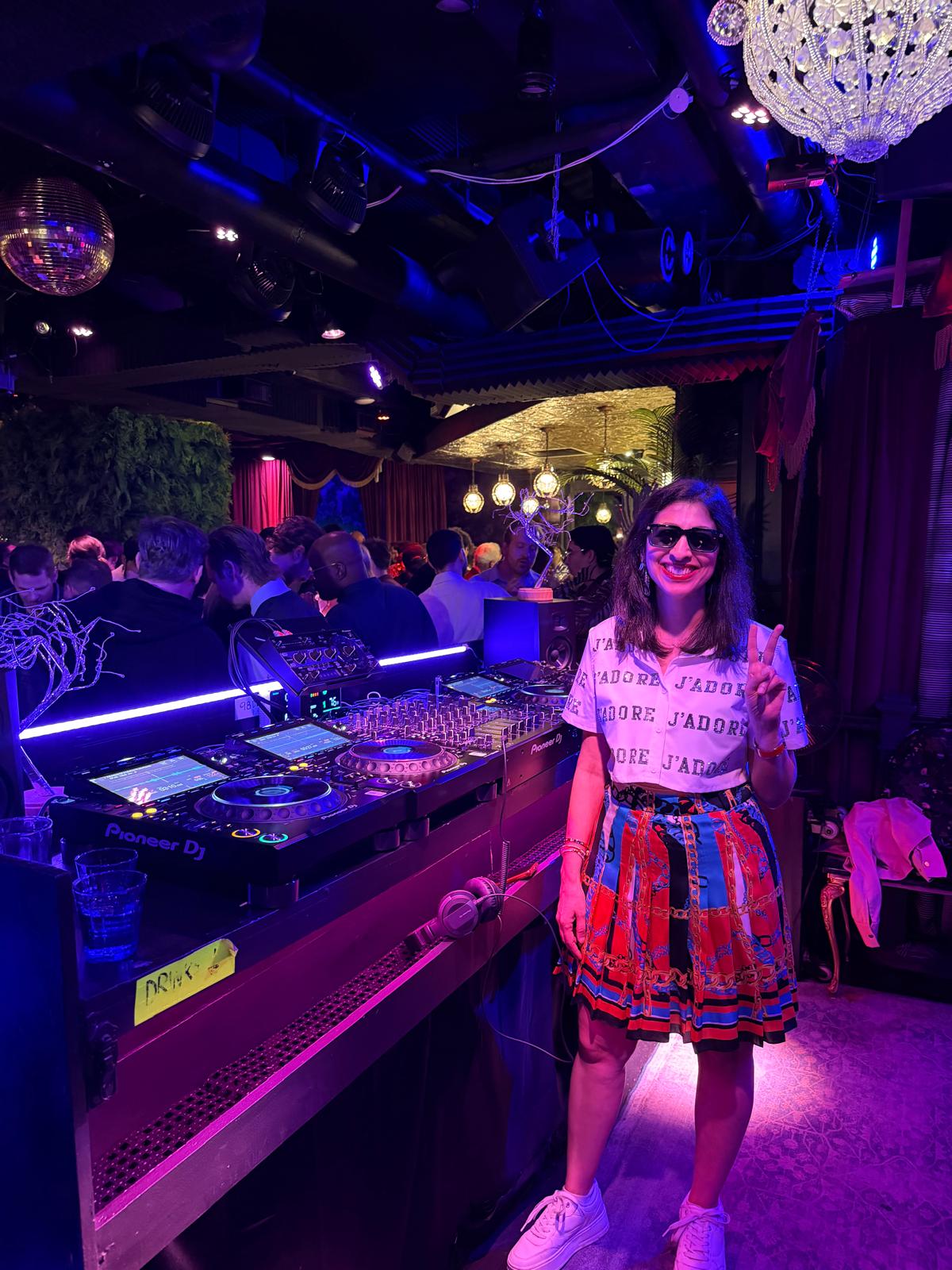 DJ Nélise performing at a brand activation in NYC