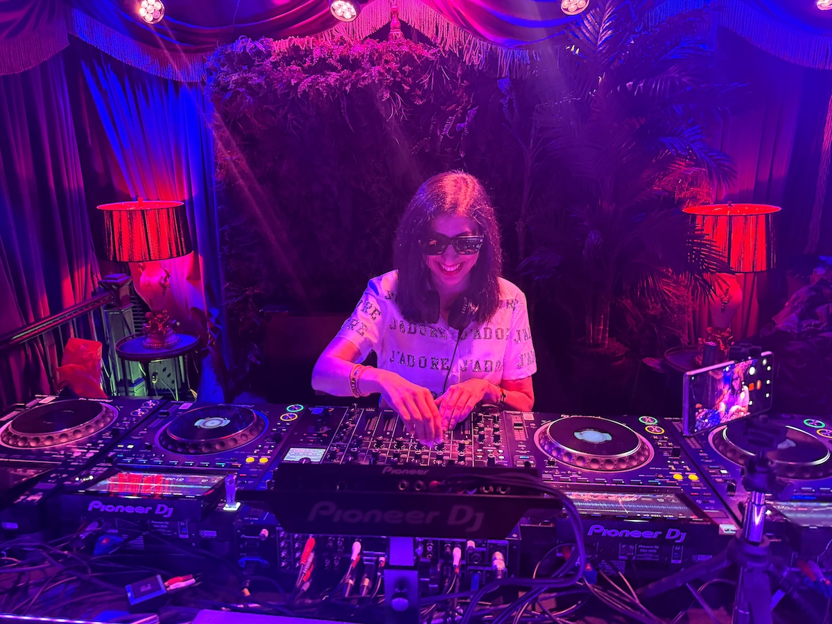 DJ Nélise performing at Ivory Peacock in NYC